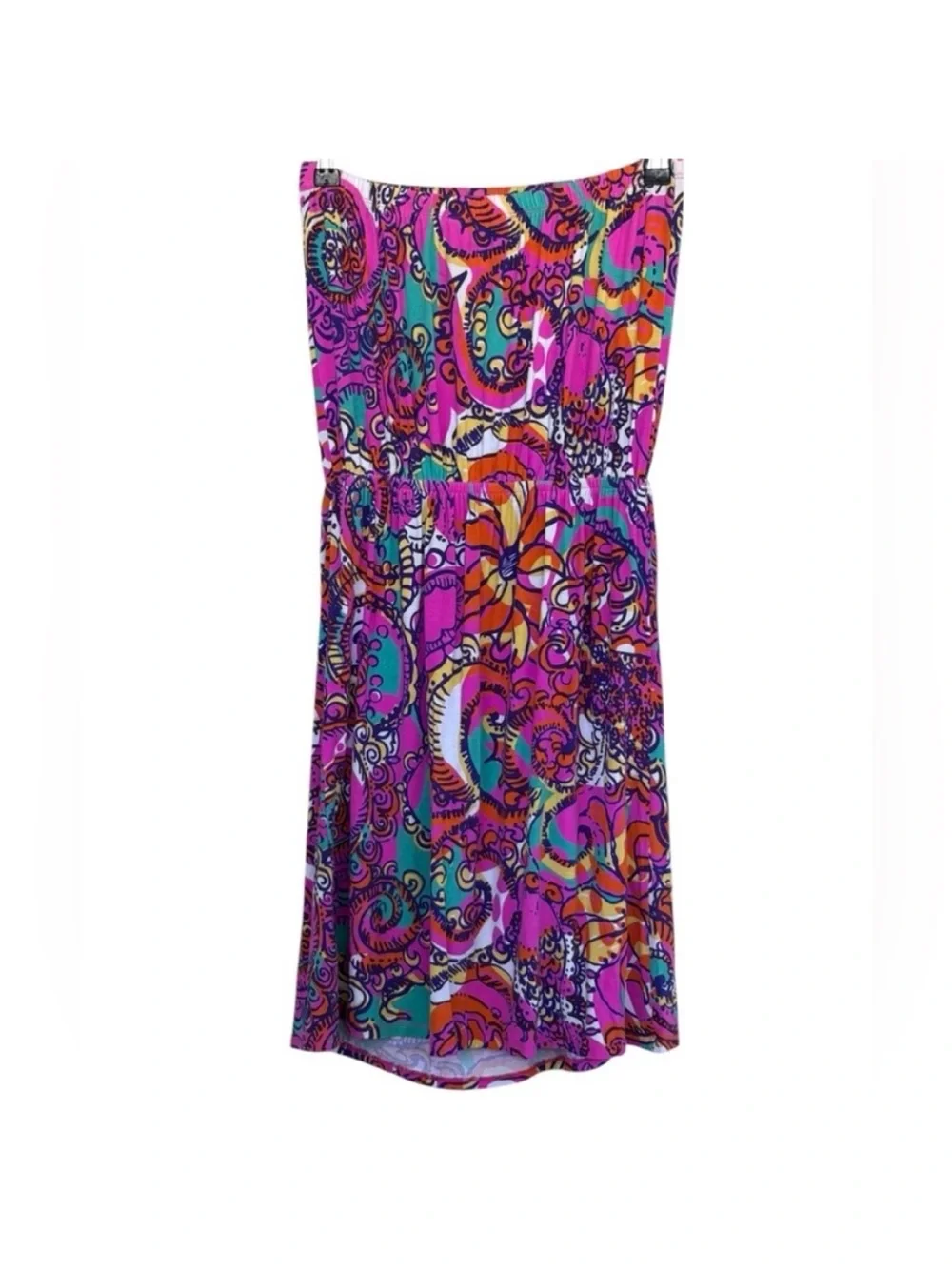 Lilly Pulitzer Windsor Strapless Dress In The Sea and Be Seen Print Size S - Picture 5 of 5